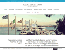 Tablet Screenshot of marinadicalacapra.com